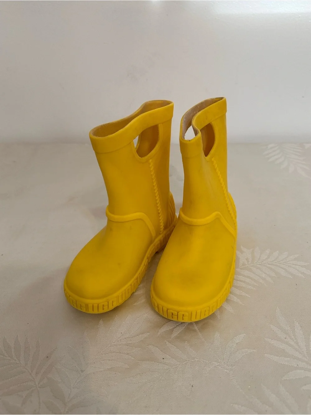 UGG Kids Yellow Rain Boots